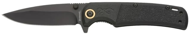 Browning Linerlock 3.00 in Folding Knife Black textured synthetic