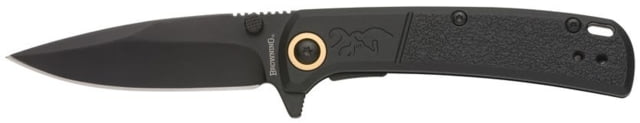 Browning Buckmark Slim Small Folding Knives 3.125in D2 Polymer Black Handle