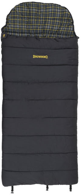 Browning Camping Klondike -30 Degrees Sleeping Bag Charcoal