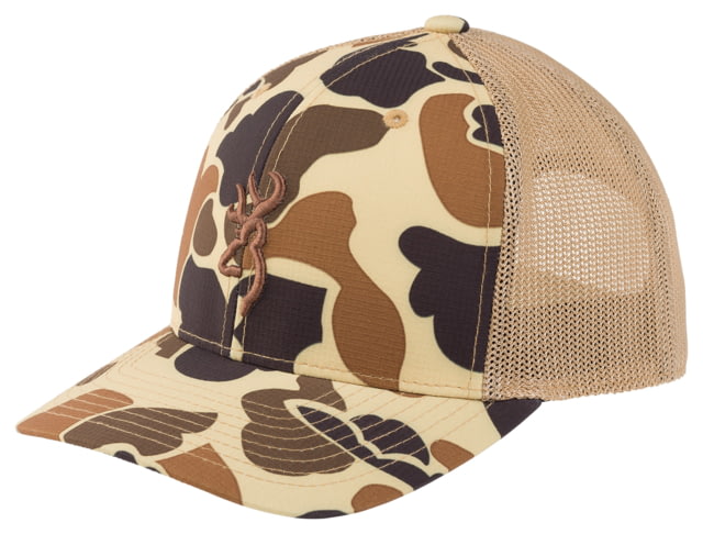 Browning Cupped Up Mesh Cap - Mens Vintage Tan One Size
