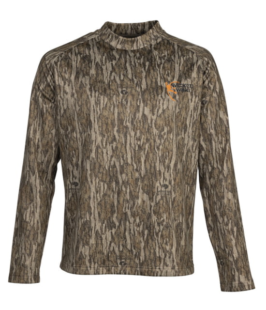 Browning Gunner Long Sleeve Baselayer Shirt - Mens Medium Mossy Oak Bottomland