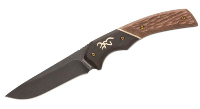 Browning Browning Hunter Fixed Blade Knife 3.5in 440-C Drop Point Wood Handle