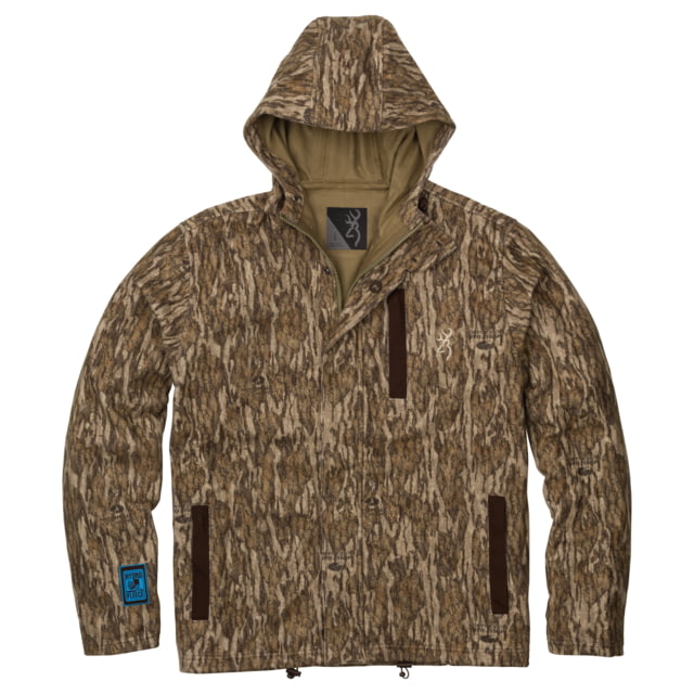 Browning Hydro-Fleece Jacket - Mens Mossy Oak Bottomland XL