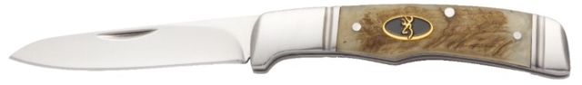 Browning Joint Venture Sheep Horn 1st Type Blade Folding Knife