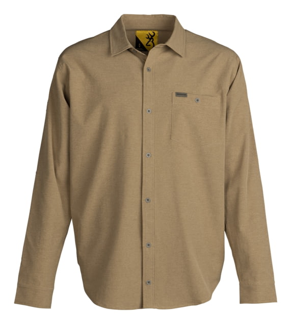 Browning Lightweight Button Down Shirt - Men's Tan Medium