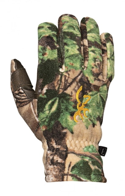 Browning Browning Muted Fleece Gloves RTAPS Camo Medium