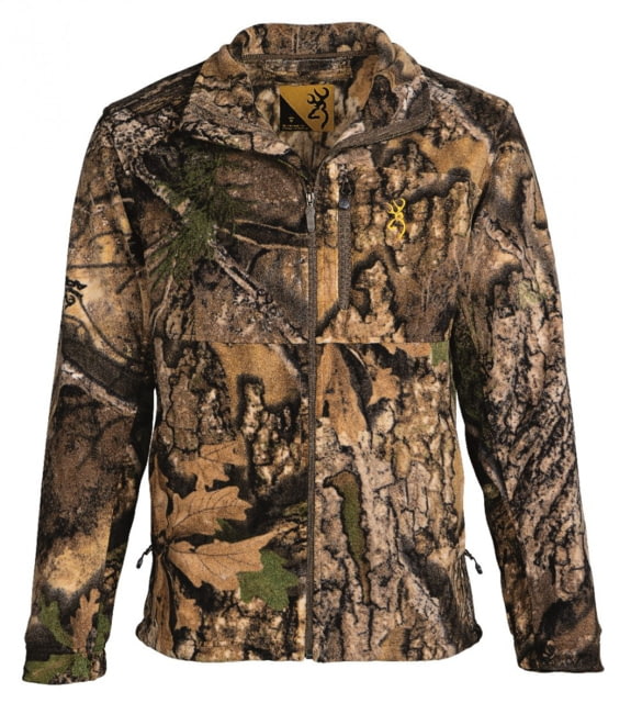 Browning Muted Fleece Jacket RTAPS Camo Large