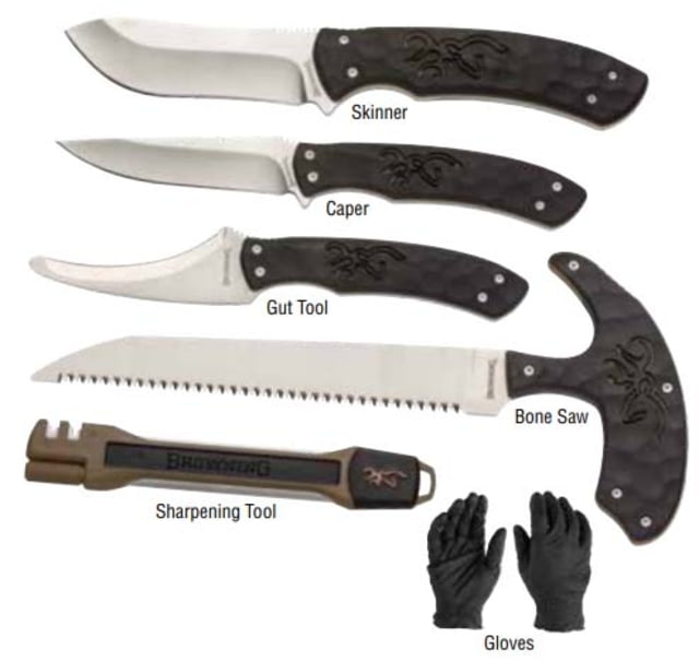 Browning Primal Combo 6 PC Fixed Blade Knives