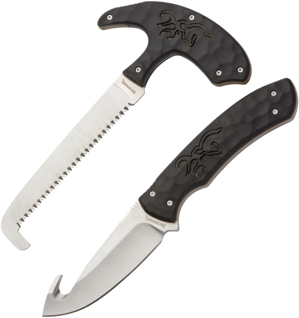 Browning Primal Combo Knife Black sculpted polymer handle