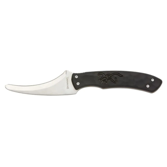 Browning Browning Primal Gut Tool Fixed Blade Knife 3.125in 8Cr13MoV Gut Polymer/Rubber Handle Black