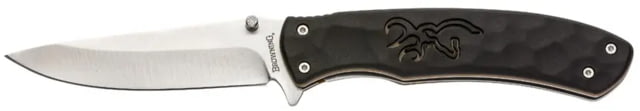 Browning Primal Medium Folding Knife 3.5in 8Cr13MoV Drop Point Polymer/Rubber Handle N