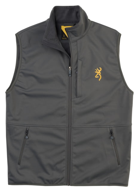 Browning Soft Shell Vest - Mens Carbon Gray Small