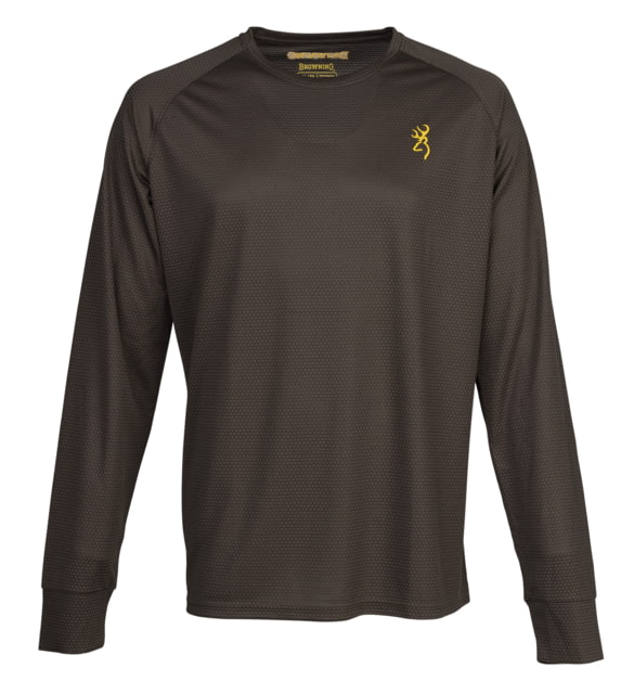 Browning Tech Long Sleeve T-Shirt - Mens 3XL Major Brown