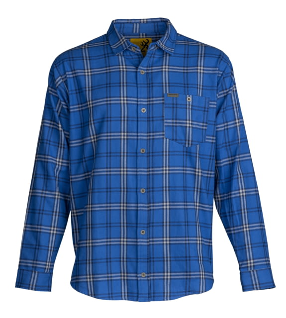 Browning Upland Flannel Shirt - Men's Blue Small