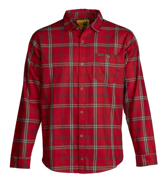 Browning Upland Flannel Shirt - Men's Red 2XL