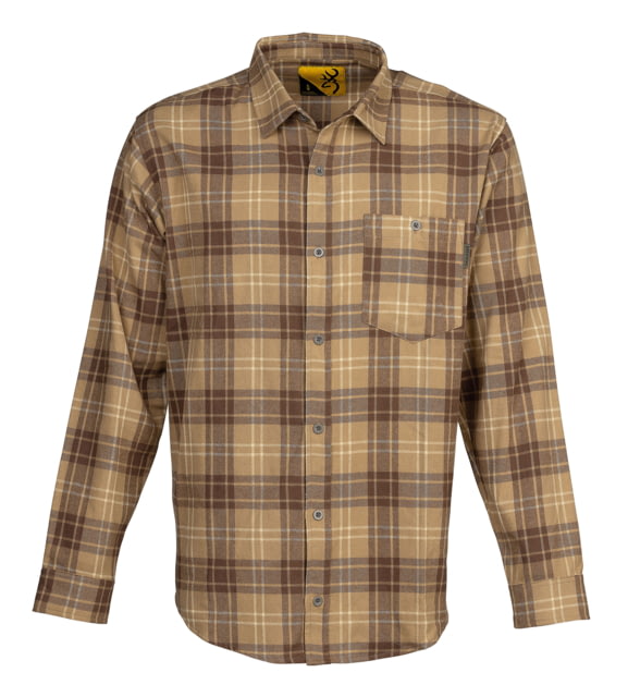 Browning Upland Flannel Shirt - Men's Tan Medium