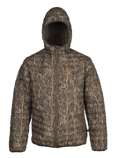 Browning Wicked Wing Hybrid Down Jacket - Mens 2XL Mossy Oak Bottomland