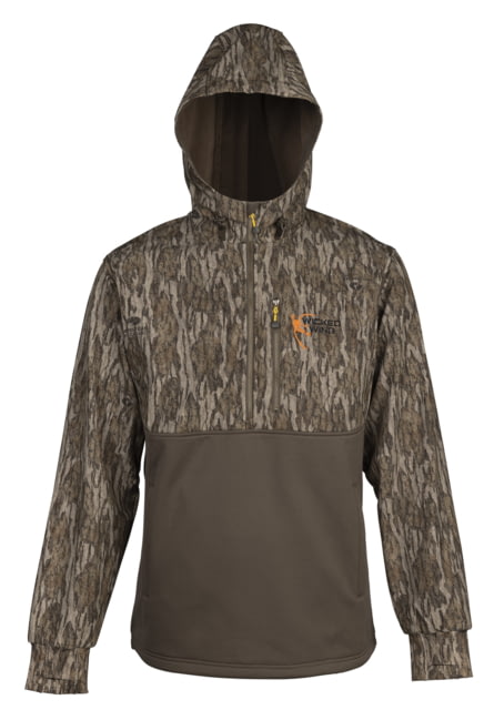 Browning Wicked Wing Waterfowl Smoothbore Hoodie - Mens 2XL Mossy Oak Bottomland