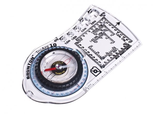 Brunton TRUARC Baseplate Compass w/ Global Needle TruArc10 Rare Earth Roamer Scales 5.2in.x2.8in.x0.5in.