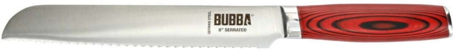 Bubba Blade Chef Series Serrated Kitchen Knife 8in Stainless Steel G10 Handle