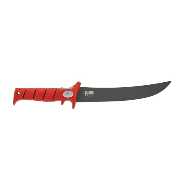 Bubba Blade Flex 9in Fillet Knife Carbon Stainless Steel Blade Red Handle