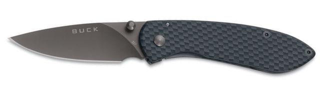 Buck Knives Nobleman Folding Knife Carbon Fiber Handle 0327CFS
