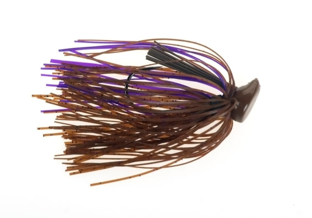Buckeye Lures Flat Top Finesse Jig 1/4 Oz Cinnamon Purple