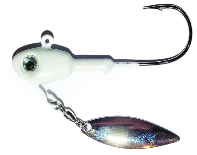 Buckeye Lures Single Blade Su-Spin 1/2 Oz Pearl