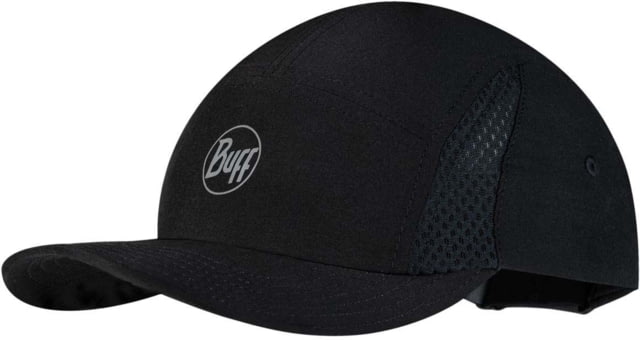 Buff 6 Panel Go Cap Solid Black Large/Extra Large