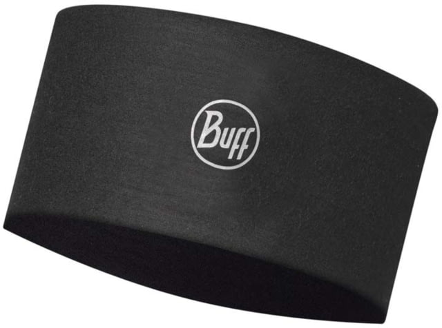 Buff CoolNet UV Wide Headband Solid Black