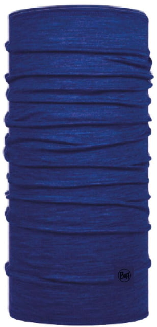 Buff Merino Lightweight Neckwear - Kids Solid Cobalt