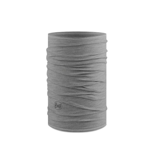 Buff Buff Merino Lightweight Neckwear Solid Light Grey