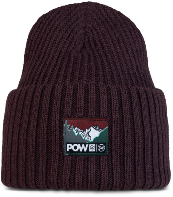 Buff Pow Knitted Beanie Rutger Pow Shadow Purple Hat -Unisex Malachite Green