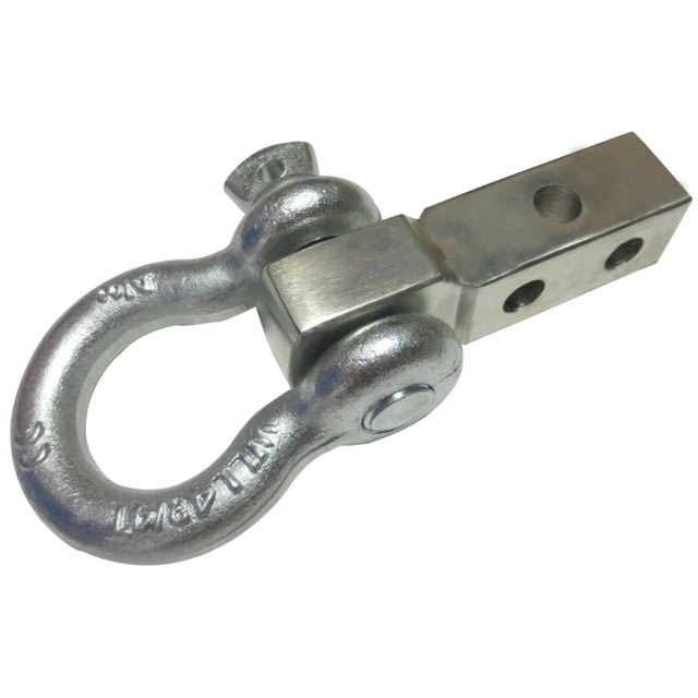 Bulldog Winch 1-1/4in Receiver Mount with 3/4in Shackle Black