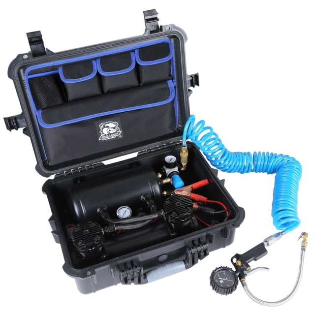 Bulldog Winch 150PSI on-Board System in Portable Case 4.2CFM with 1 Gal Tank Black