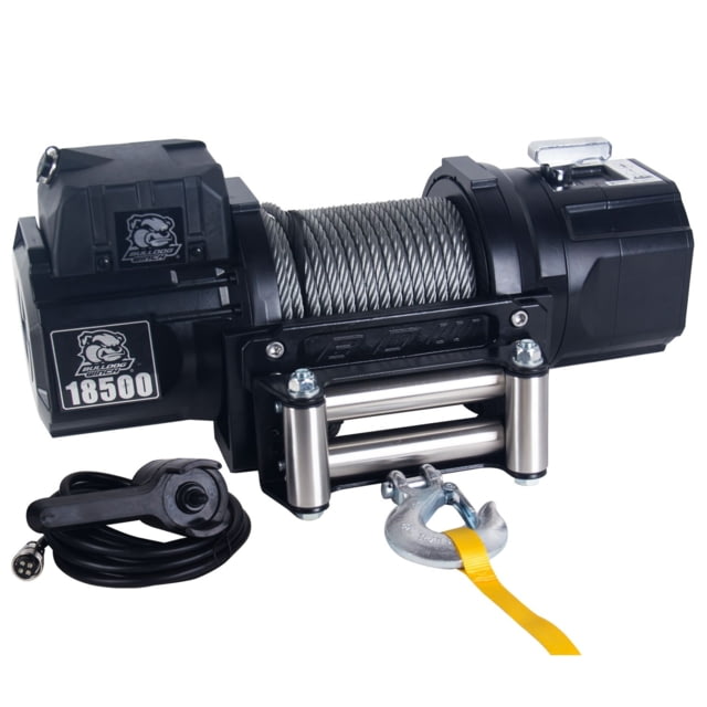 Bulldog Winch 18500lb Heavy-Duty Winch with 85ft Wire Rope