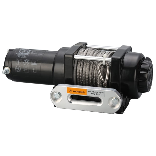 Bulldog Winch 2500lb ATV Winch w/ Synthetic Rope Aluminum Hawse Fairlead