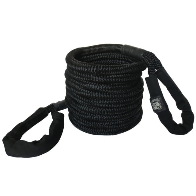 Bulldog Winch 7/8in x 30ft Big Dog Recovery Rope 22K BS Black