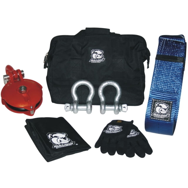 Bulldog Winch 7pc 12000lb WLL Rigging Kit Black