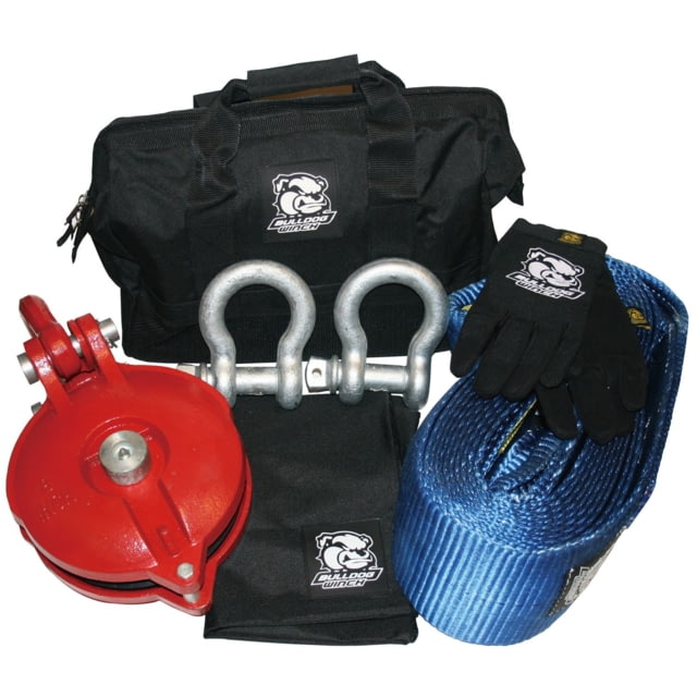 Bulldog Winch 7pc 16000lb WLL Rigging Kit Black