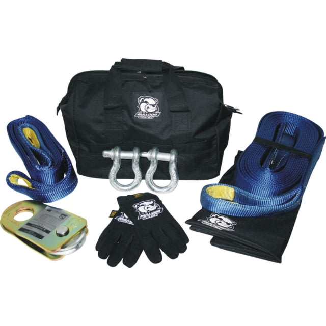 Bulldog Winch 8pc 8000lb WLL Rigging Kit Black