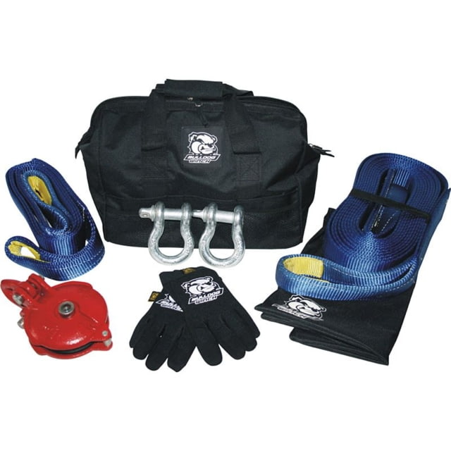 Bulldog Winch 8pc 9000lb WLL Rigging Kit Black