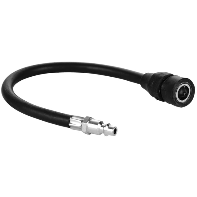 Bulldog Winch Adapter Hose for 41000 12in Rubber to Style M Quick Connect Black