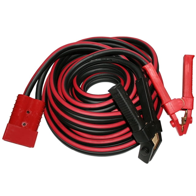 Bulldog Winch Booster Cable Set 1/0ga x 25ft Clamps And Plug