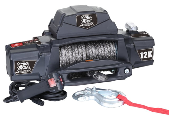 Bulldog Winch 12000 LB Winch Synthetic Rope