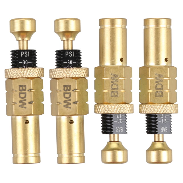 Bulldog Winch Tire Deflators Settable Set of 4