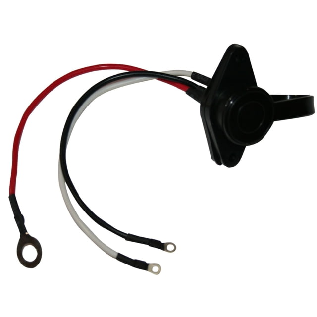 Bulldog Winch Female Plug Truck Standard Series 3-Prong Push-in Contactor w/Small Screw Connections Black