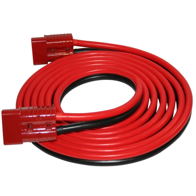 Bulldog Winch Jumper Cable Set 2ga 15ft with Quick Connects Red