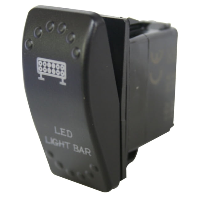 Bulldog Winch LED Light Bar Rocker Switch White