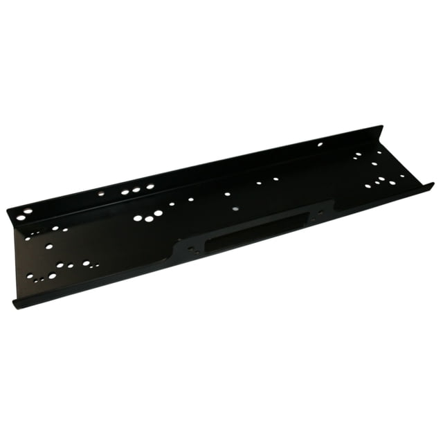 Bulldog Winch Mounting Plate Alpha/Large Truck Winches Black